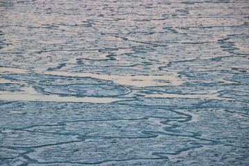 Eisschollen auf der Ostsee