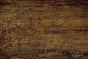Piękne drewniane tło, brązowa zniszczona tekstura drzewa.  - obrazy, fototapety, plakaty
