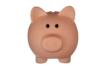 Piggy bank for money isolated on white background.