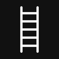 ladder icon on grey background