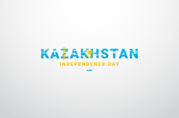 Kazakhstan Independence Day Design Background For Greeting Moment