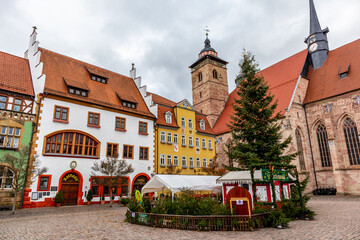 Ein Wintertag in der schönen Fachwerkstadt Schmalkalden mit all ihren Facetten - Thüringen 
