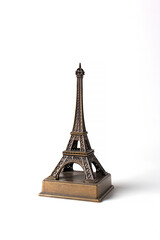 Bronze maket of eiffel tower souvenir from Paris