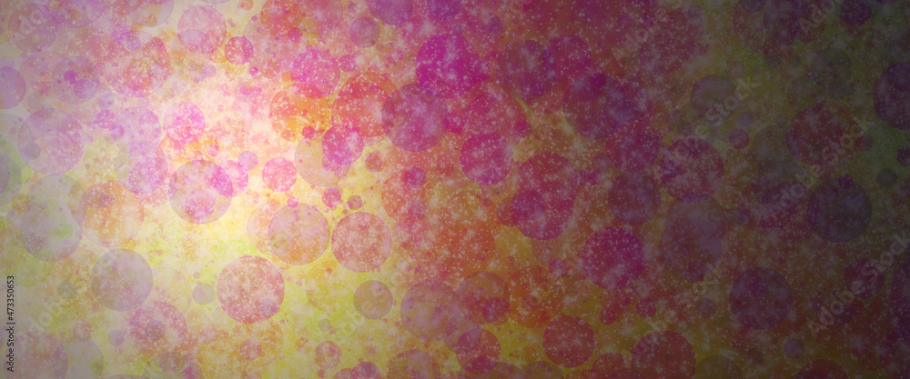 Poster abstract colorful background with bokeh effect