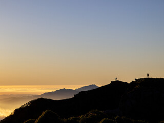阿蘇高岳からの朝焼け