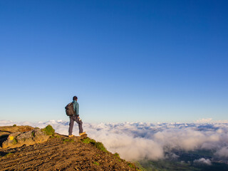 阿蘇山高岳からの眺め