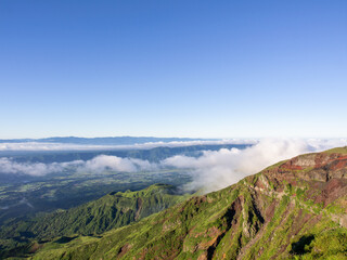 阿蘇山高岳からの眺め