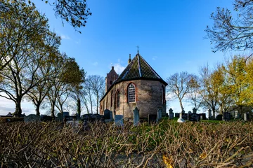 Wandaufkleber Kerk van Hogebeintum - Church of Hogebeintum © Holland-PhotostockNL