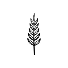 leaf graphic design template vector