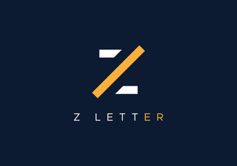 Z Letter Logo Type Stylish Professional Logo Mark design Vector Template
