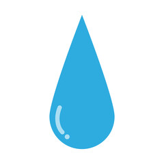 Shiny water droplets icon. vector.