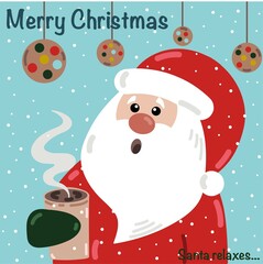 Santa Claus Relax time