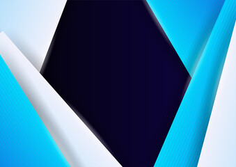 Modern blue white abstract background