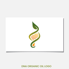 DNA ORGANIC OIL LOGO DESIGN