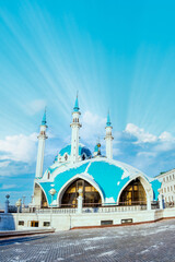 The Kul Sharif mosque in Kazan Kremlin. Tatarstan, Russia