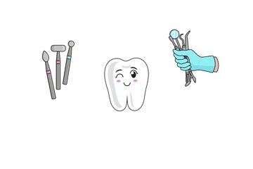 3d render illustration, Amazing picture of dental health