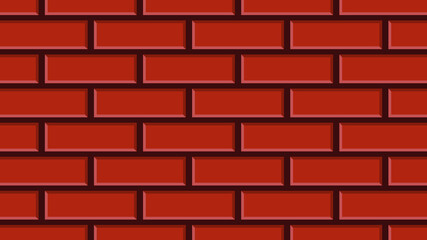 Red brick wall background