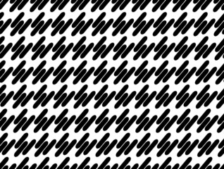 Abstract geometric pattern with stripes, lines. Seamless vector background. White and black ornament. Simple lattice graphic design