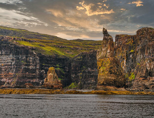Three sisters rock formation