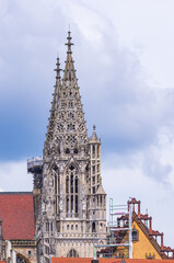 Fototapeta na wymiar Gothic Cathedral Spires