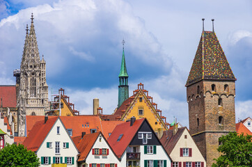 Obraz premium Ulm, Baden-Württemberg, Germany
