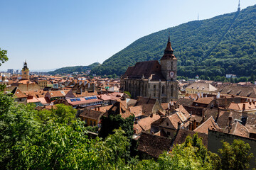 The city of Brasov in Romania