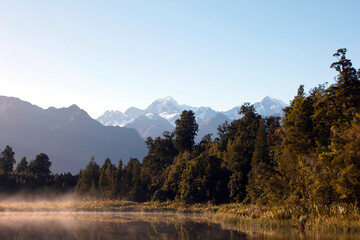 morning in the mountains