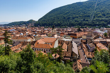 The city of Brasov in Romania