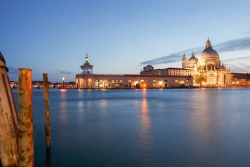 Deurstickers Santa Maria della Salute en de Dogana da Mar, Venetië, Veneto, Italië © Peter