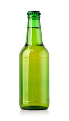 green bottle isolated