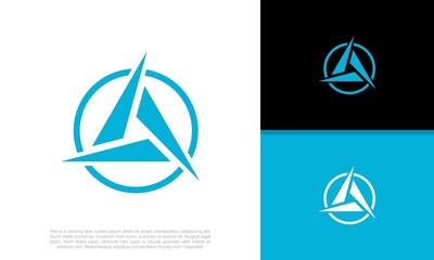 Innovative high tech logo template. Technology Logo.