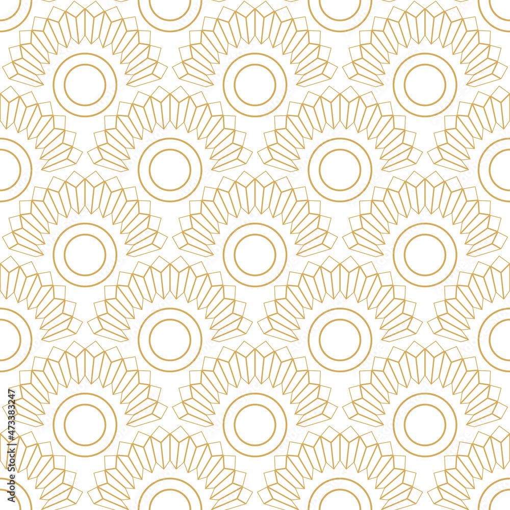 Poster abstract seamless pattern in art deco style.