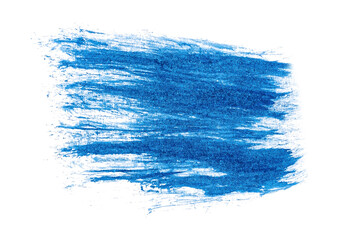 blue abstract watercolor paint brush stroke texture isolated on white background for logo and banner. design, creative, and illustration.