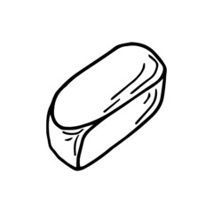 Lastik for drawing doodle. Hand drawn illustration. Good for Posters, Card, Creativ Design.