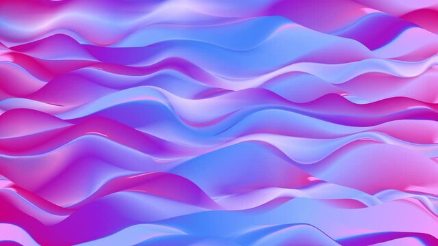 Abstract Gradient Seamless Looped Animation Background. flowing Fluid waves. glow gradient. Screensaver. bright colors animated stock footage. 4k live Wallpaper, Liquid beautiful Pattern