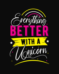 unicorn t-shirt design. unicorn lettering t-shirt design. unicorn quotes t-shirt design