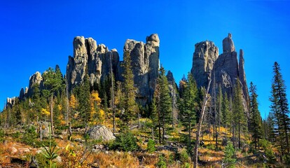 landscape with rock formations