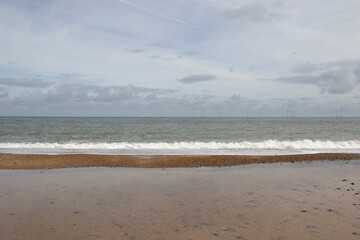The beach at Caister in Norfolk