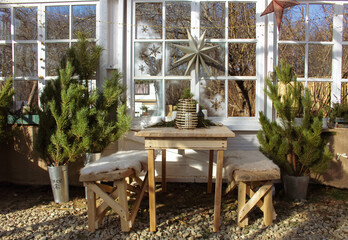 уютный дом на Рождество