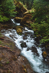 Wahclella Falls In Hood River, Oregon 