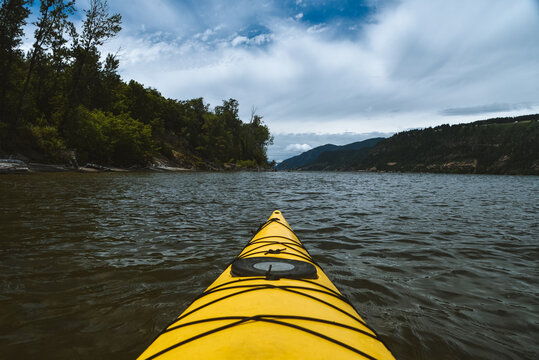 Kayaking In Hood River, Oregon 