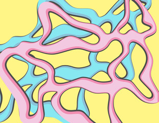 Simple background with abstract fluid pattern