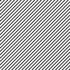 Obraz premium Diagonall lines pattern. Vector seamless pattern. Modern stylish texture. Black lines on white background. Simple repeat ornament. Vector