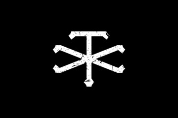 Fototapeta na wymiar Vintage Initial Letters TX Logo
