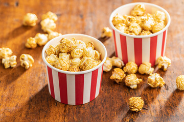 Sweet caramel popcorn