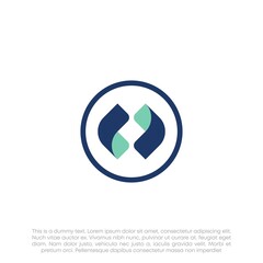 Innovative high tech logo template. Technology Logo.