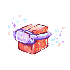 Virtual Reality red pack Modern gift for special gamers