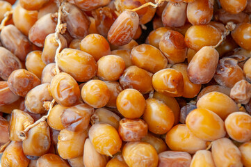 Dates in a famous oriental market