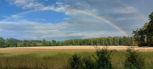 rainbow over the river © Bohdan