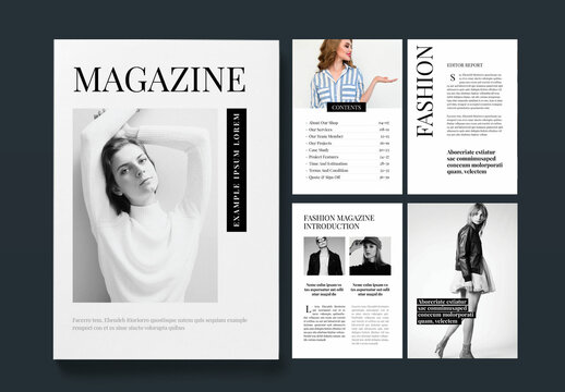 Fashion Magazine Layout